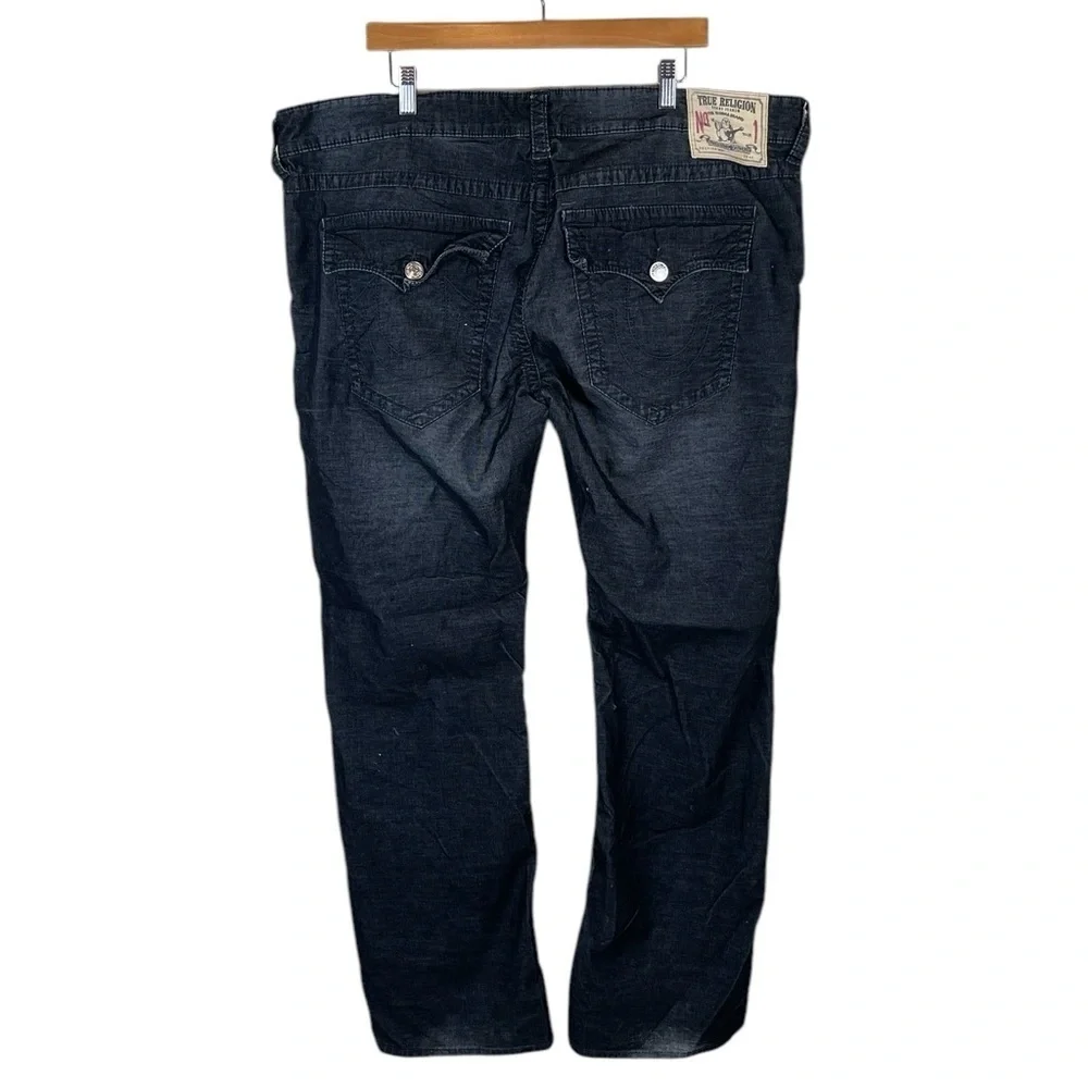 MJ100 Men’s True Religion Designer RICKY Thin Corduroy Pants 42x34